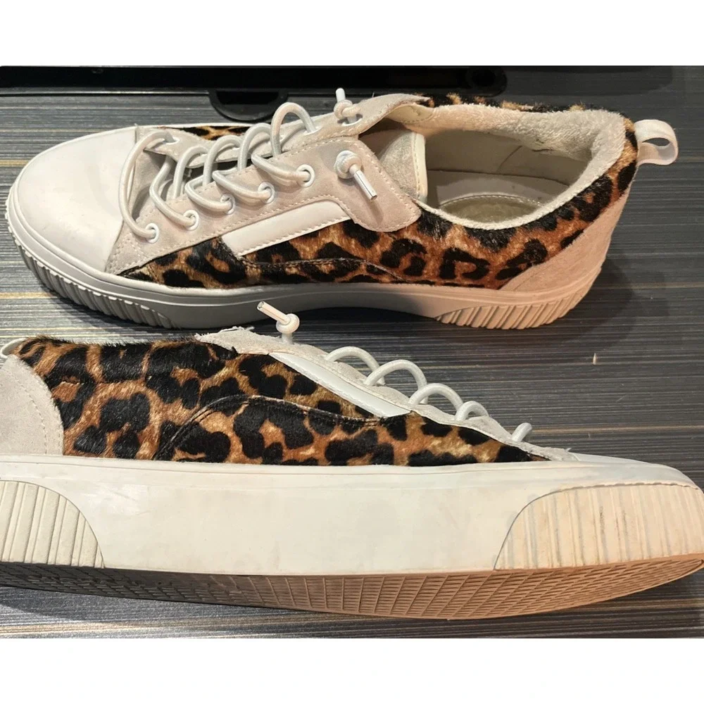 Michael‎ Kors Oscar Leopard Sneaker /Tennis Shoes Women's 10M